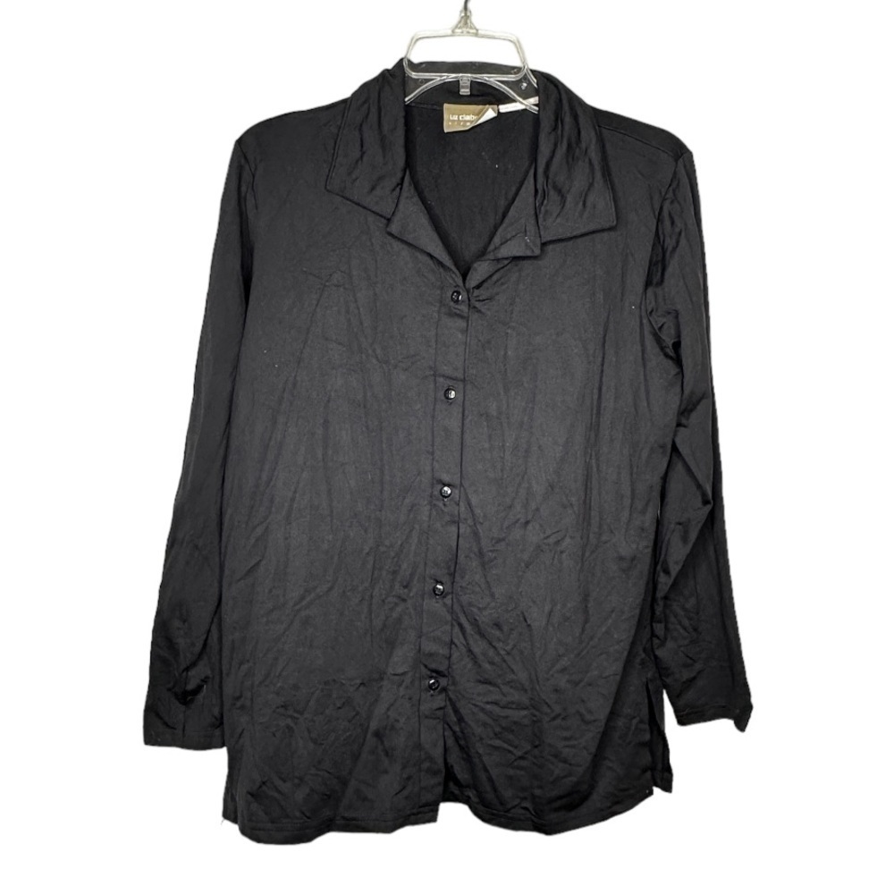 Vintage Liz Claiborne Black Blouse